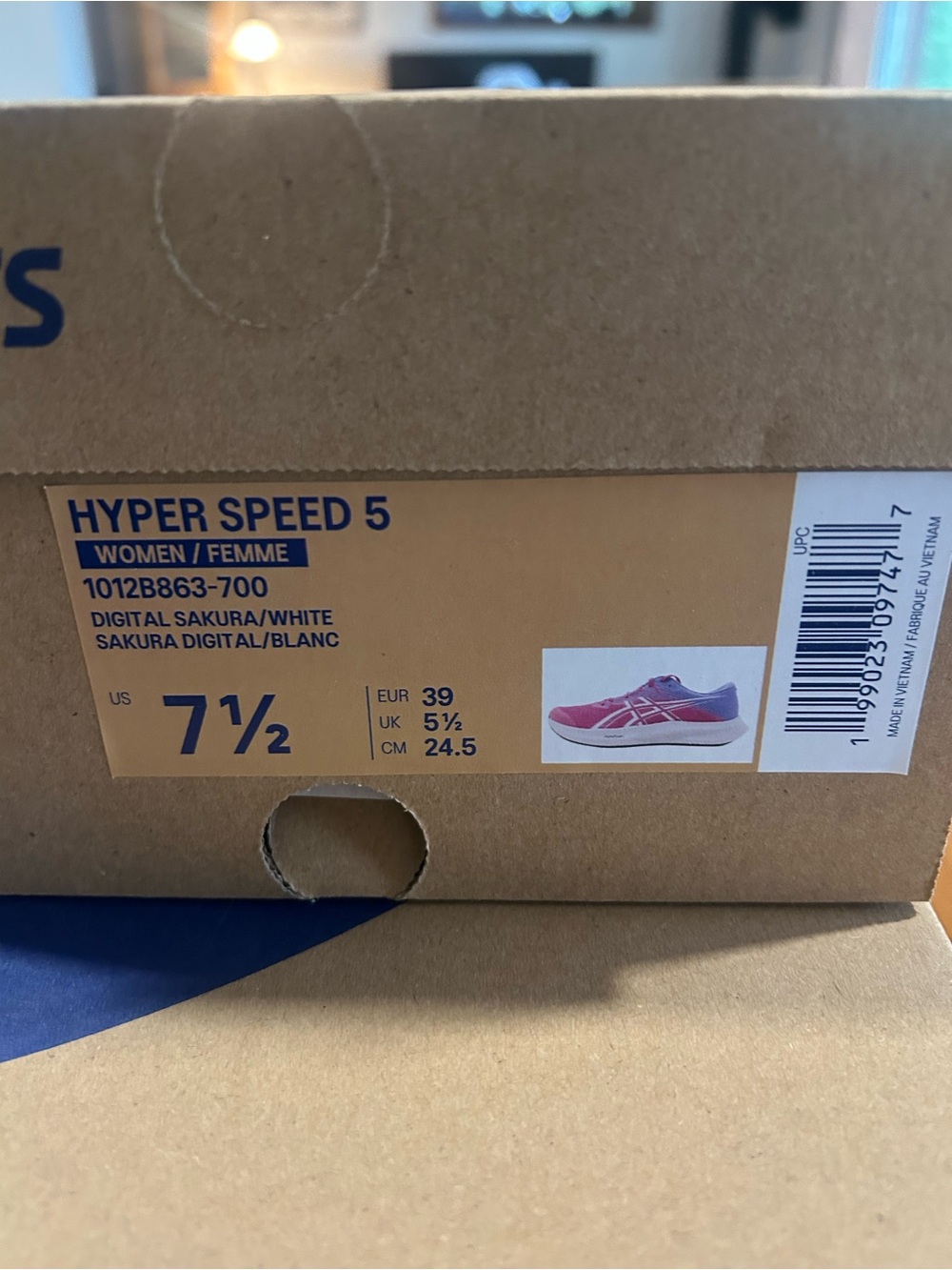 New ASICS Hyperspeed 5 Women's Running Shoes - Picture 3 of 3
